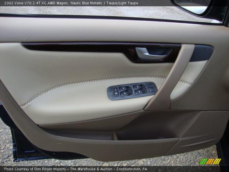 Nautic Blue Metallic / Taupe/Light Taupe 2002 Volvo V70 2.4T XC AWD Wagon