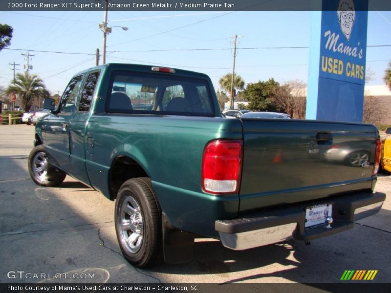 Amazon Green Metallic / Medium Prairie Tan 2000 Ford Ranger XLT SuperCab