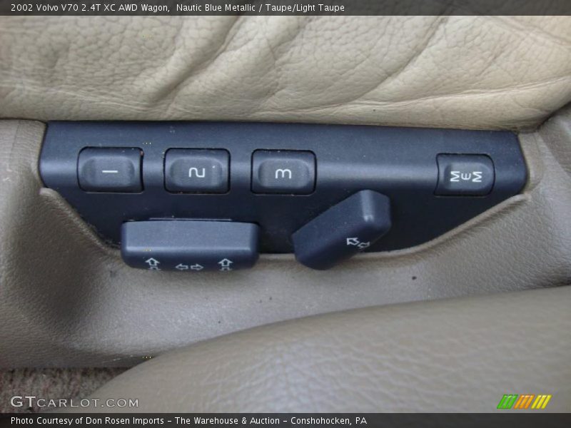 Nautic Blue Metallic / Taupe/Light Taupe 2002 Volvo V70 2.4T XC AWD Wagon