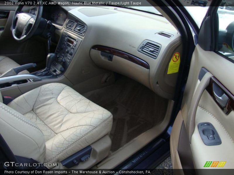 Nautic Blue Metallic / Taupe/Light Taupe 2002 Volvo V70 2.4T XC AWD Wagon
