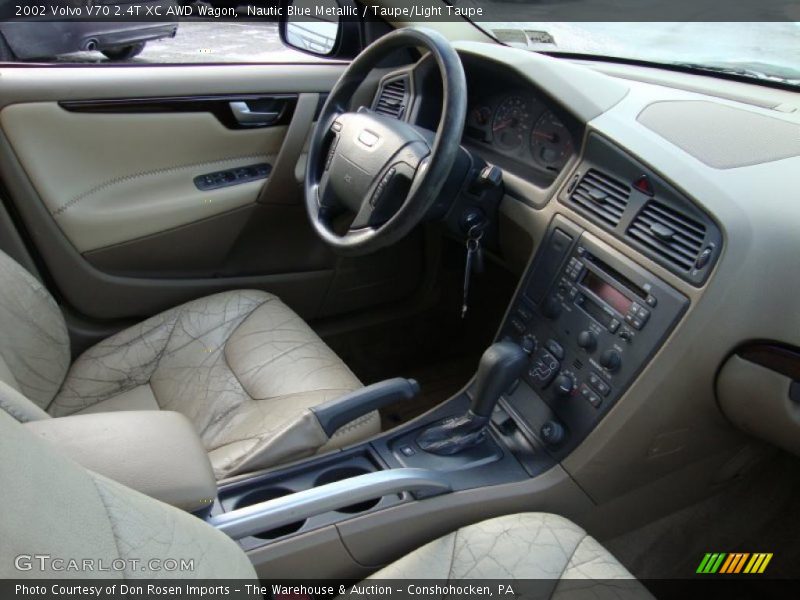Nautic Blue Metallic / Taupe/Light Taupe 2002 Volvo V70 2.4T XC AWD Wagon