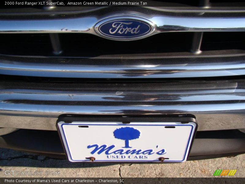 Amazon Green Metallic / Medium Prairie Tan 2000 Ford Ranger XLT SuperCab