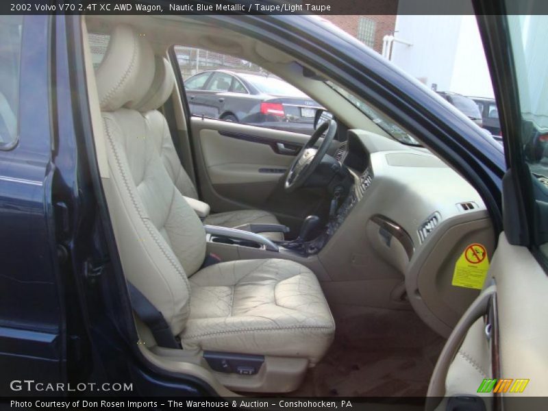 Nautic Blue Metallic / Taupe/Light Taupe 2002 Volvo V70 2.4T XC AWD Wagon