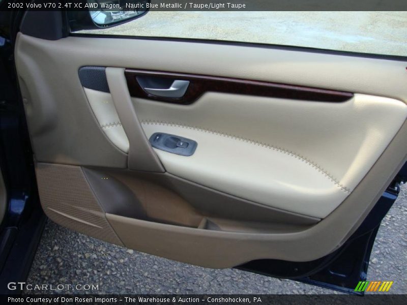 Nautic Blue Metallic / Taupe/Light Taupe 2002 Volvo V70 2.4T XC AWD Wagon