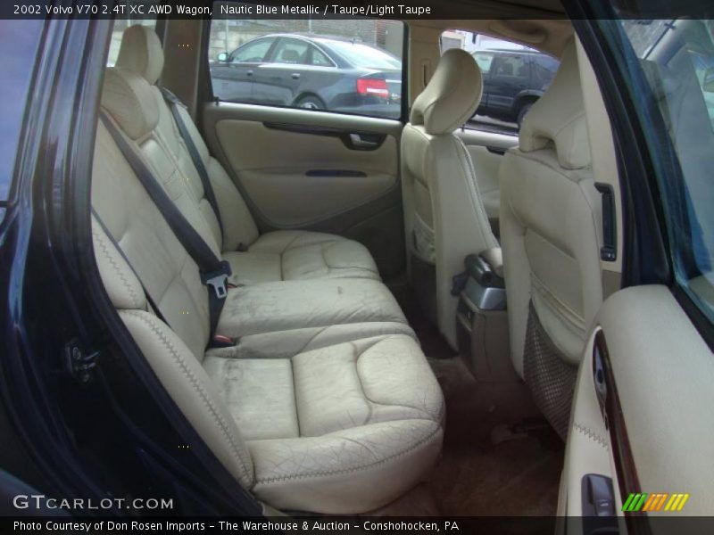 Nautic Blue Metallic / Taupe/Light Taupe 2002 Volvo V70 2.4T XC AWD Wagon