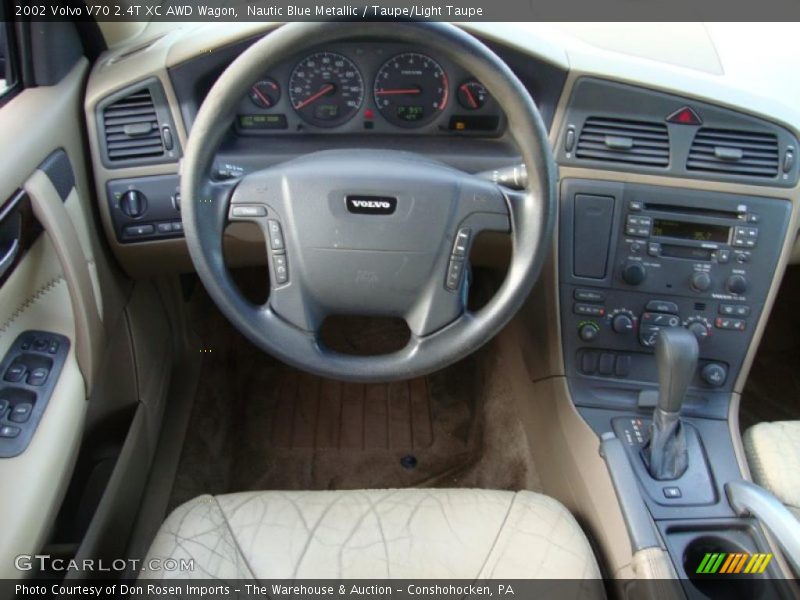 Nautic Blue Metallic / Taupe/Light Taupe 2002 Volvo V70 2.4T XC AWD Wagon