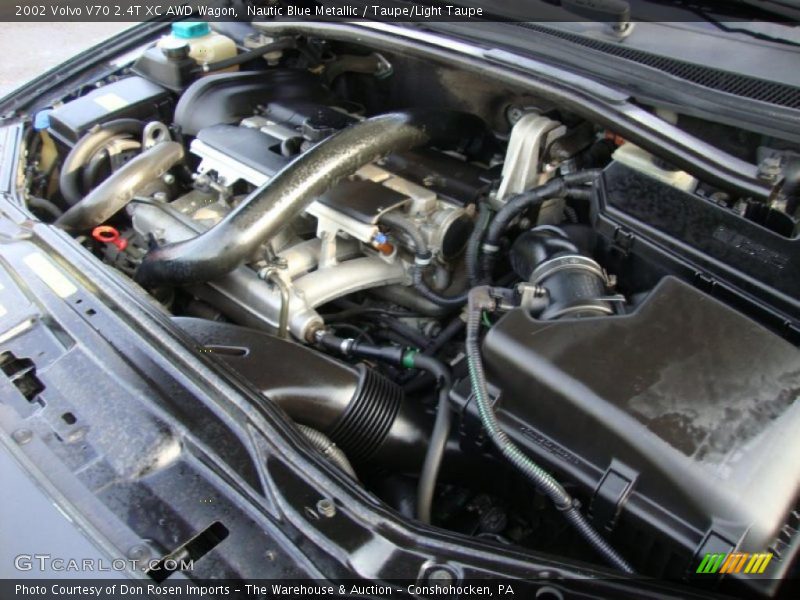 Nautic Blue Metallic / Taupe/Light Taupe 2002 Volvo V70 2.4T XC AWD Wagon