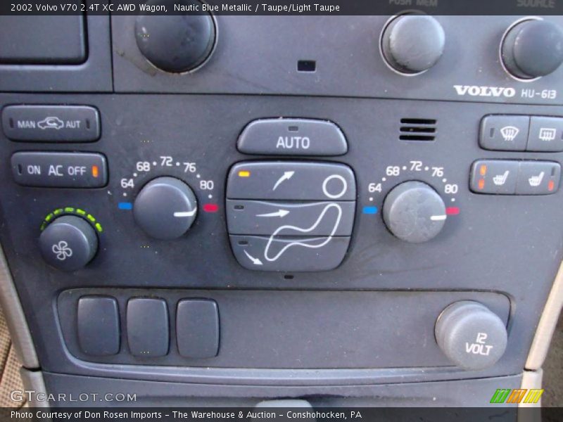 Nautic Blue Metallic / Taupe/Light Taupe 2002 Volvo V70 2.4T XC AWD Wagon