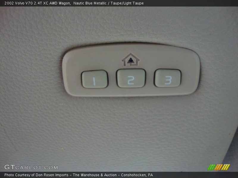 Nautic Blue Metallic / Taupe/Light Taupe 2002 Volvo V70 2.4T XC AWD Wagon