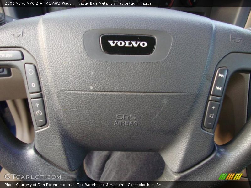 Nautic Blue Metallic / Taupe/Light Taupe 2002 Volvo V70 2.4T XC AWD Wagon