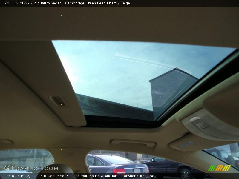 Cambridge Green Pearl Effect / Beige 2005 Audi A6 3.2 quattro Sedan