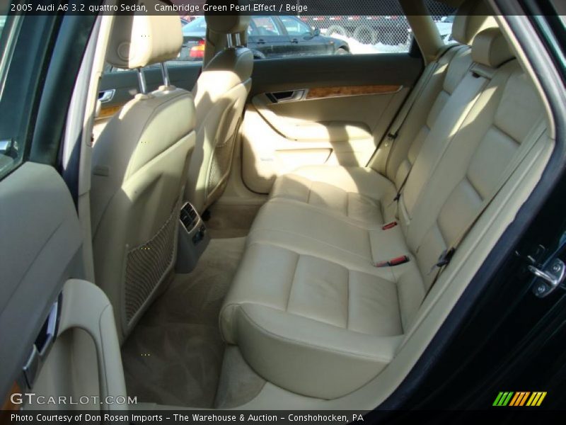 Cambridge Green Pearl Effect / Beige 2005 Audi A6 3.2 quattro Sedan