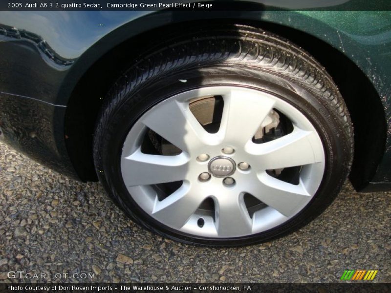 Cambridge Green Pearl Effect / Beige 2005 Audi A6 3.2 quattro Sedan