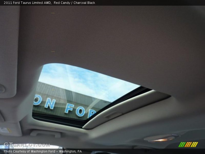 Red Candy / Charcoal Black 2011 Ford Taurus Limited AWD