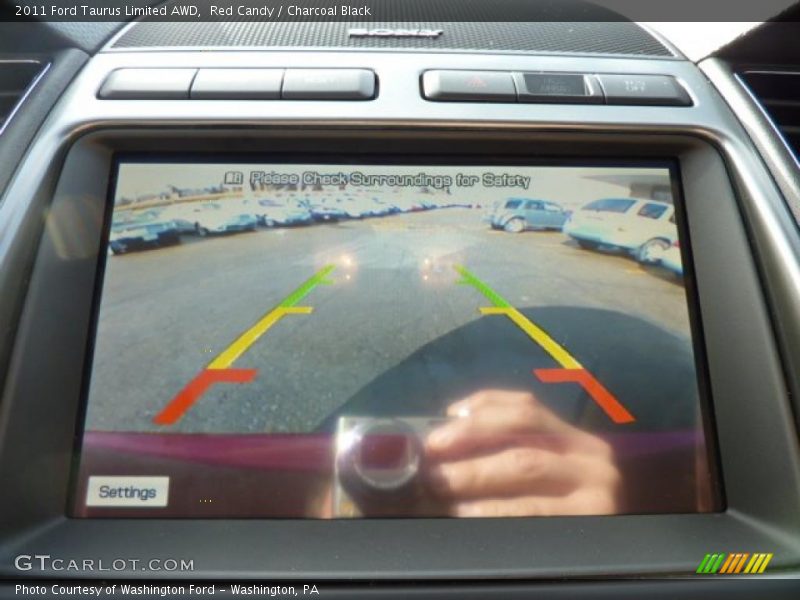 Red Candy / Charcoal Black 2011 Ford Taurus Limited AWD