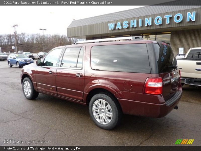 Royal Red Metallic / Charcoal Black 2011 Ford Expedition EL Limited 4x4