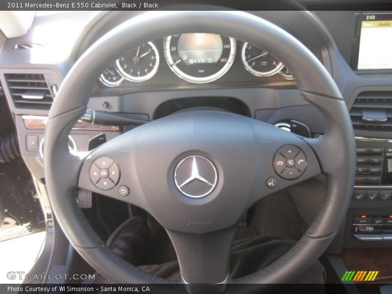  2011 E 550 Cabriolet Steering Wheel
