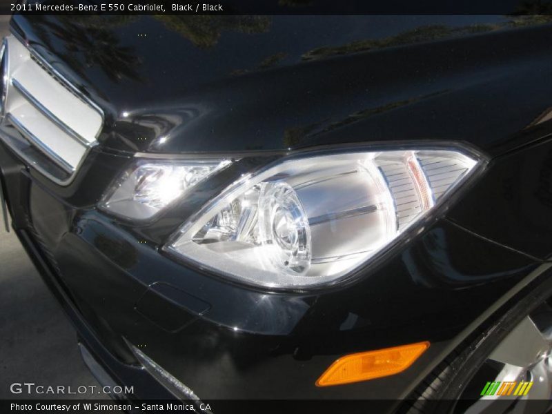 Black / Black 2011 Mercedes-Benz E 550 Cabriolet