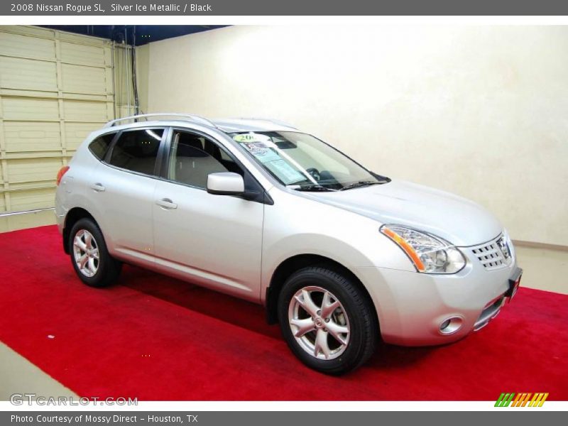 Silver Ice Metallic / Black 2008 Nissan Rogue SL