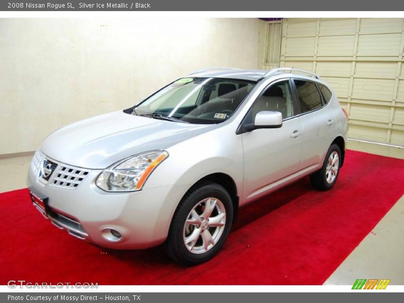 Silver Ice Metallic / Black 2008 Nissan Rogue SL