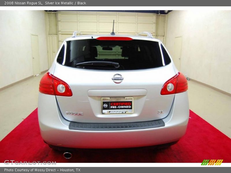 Silver Ice Metallic / Black 2008 Nissan Rogue SL