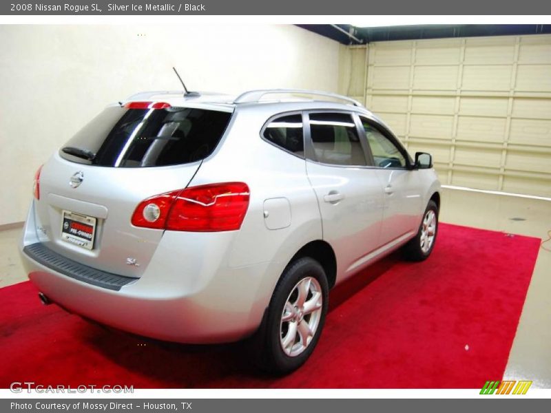 Silver Ice Metallic / Black 2008 Nissan Rogue SL