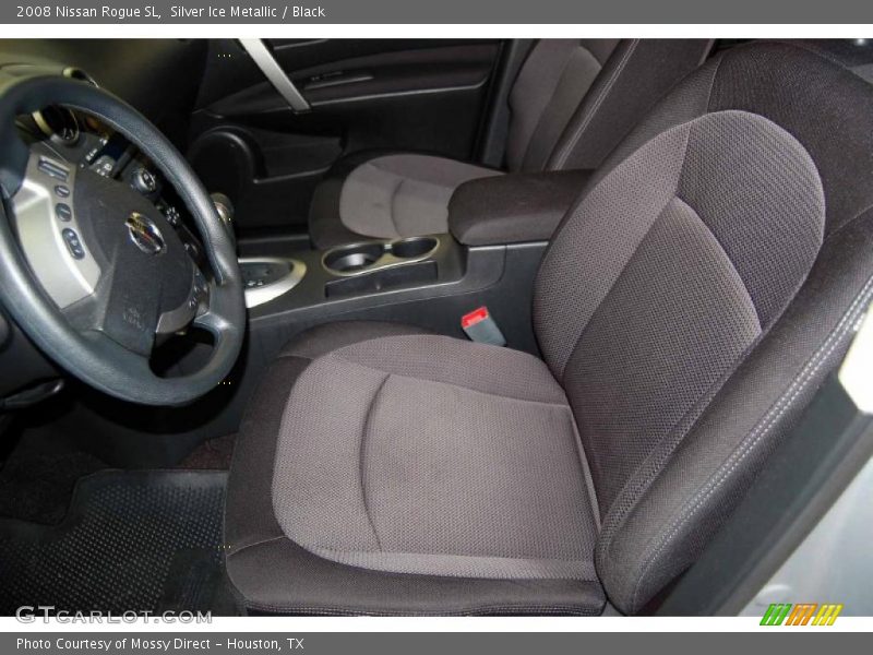 Silver Ice Metallic / Black 2008 Nissan Rogue SL