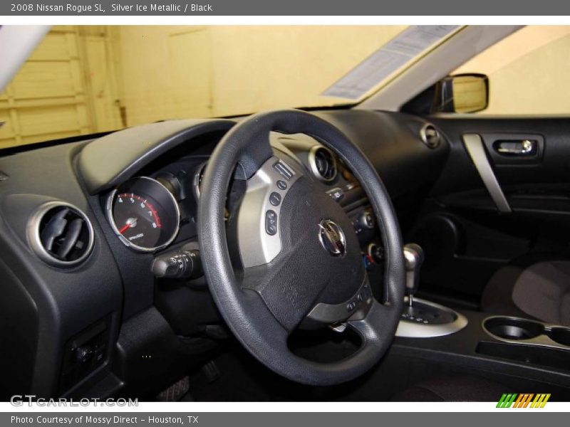 Silver Ice Metallic / Black 2008 Nissan Rogue SL