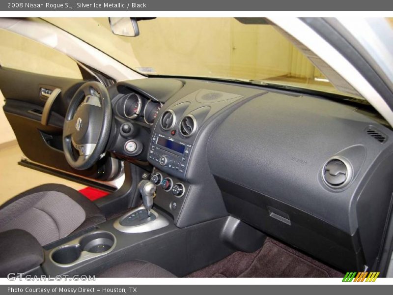 Silver Ice Metallic / Black 2008 Nissan Rogue SL