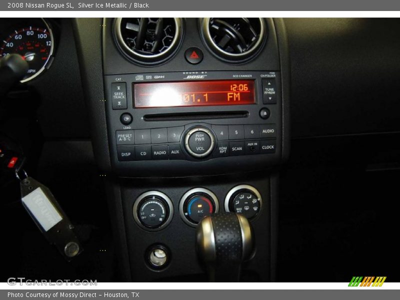 Silver Ice Metallic / Black 2008 Nissan Rogue SL