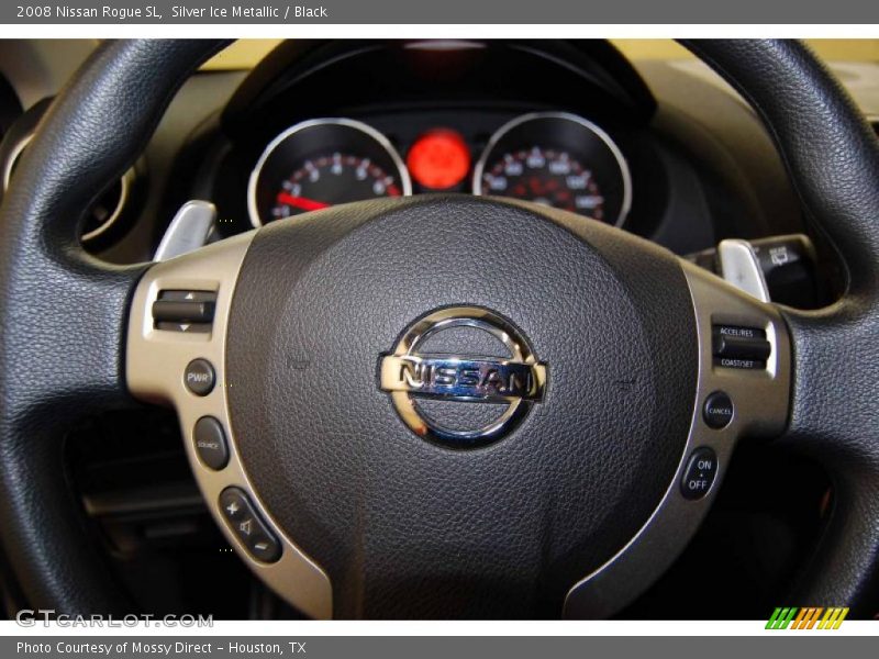 Silver Ice Metallic / Black 2008 Nissan Rogue SL