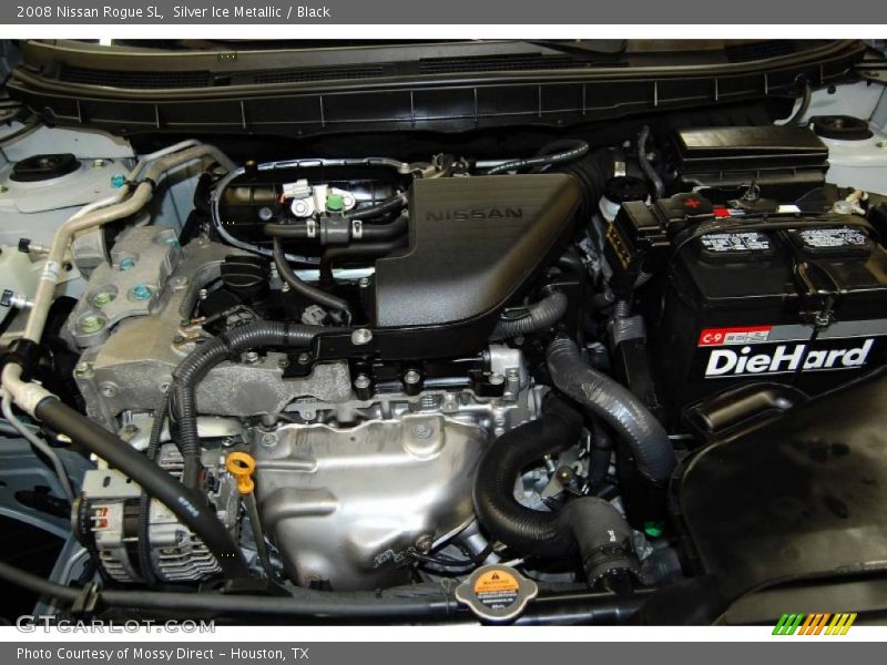 Silver Ice Metallic / Black 2008 Nissan Rogue SL