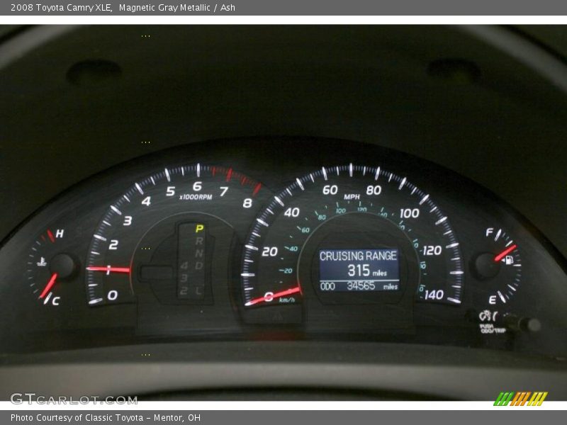 Magnetic Gray Metallic / Ash 2008 Toyota Camry XLE