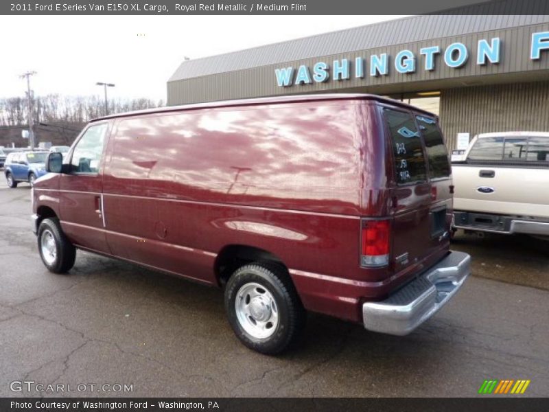 Royal Red Metallic / Medium Flint 2011 Ford E Series Van E150 XL Cargo