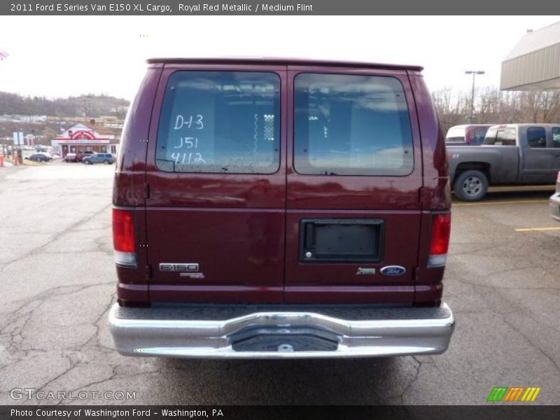 Royal Red Metallic / Medium Flint 2011 Ford E Series Van E150 XL Cargo