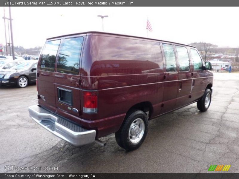 Royal Red Metallic / Medium Flint 2011 Ford E Series Van E150 XL Cargo