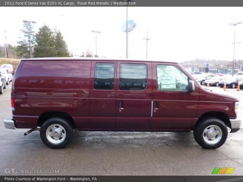 Royal Red Metallic / Medium Flint 2011 Ford E Series Van E150 XL Cargo