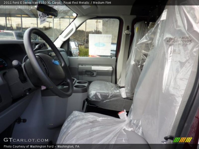 Royal Red Metallic / Medium Flint 2011 Ford E Series Van E150 XL Cargo
