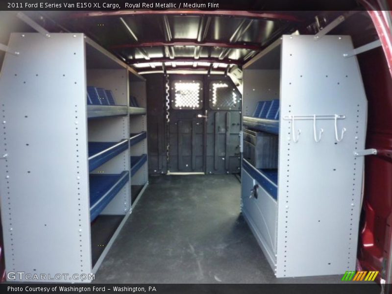 Royal Red Metallic / Medium Flint 2011 Ford E Series Van E150 XL Cargo