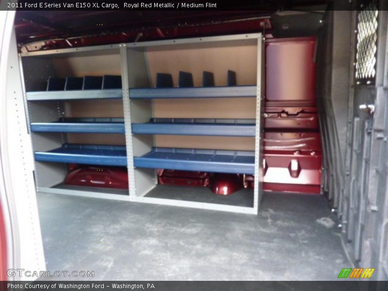 Royal Red Metallic / Medium Flint 2011 Ford E Series Van E150 XL Cargo