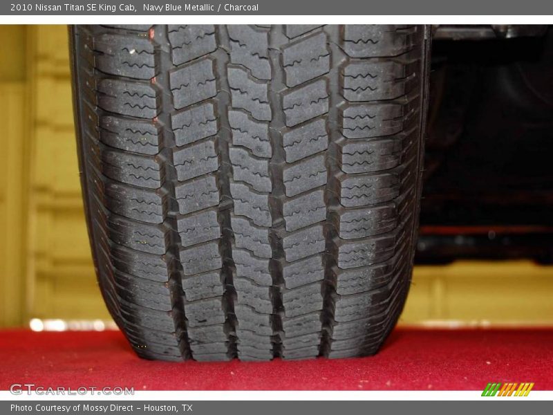Navy Blue Metallic / Charcoal 2010 Nissan Titan SE King Cab