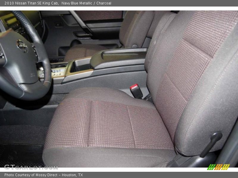 Navy Blue Metallic / Charcoal 2010 Nissan Titan SE King Cab