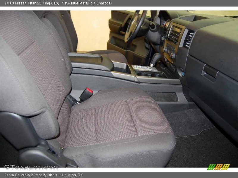 Navy Blue Metallic / Charcoal 2010 Nissan Titan SE King Cab