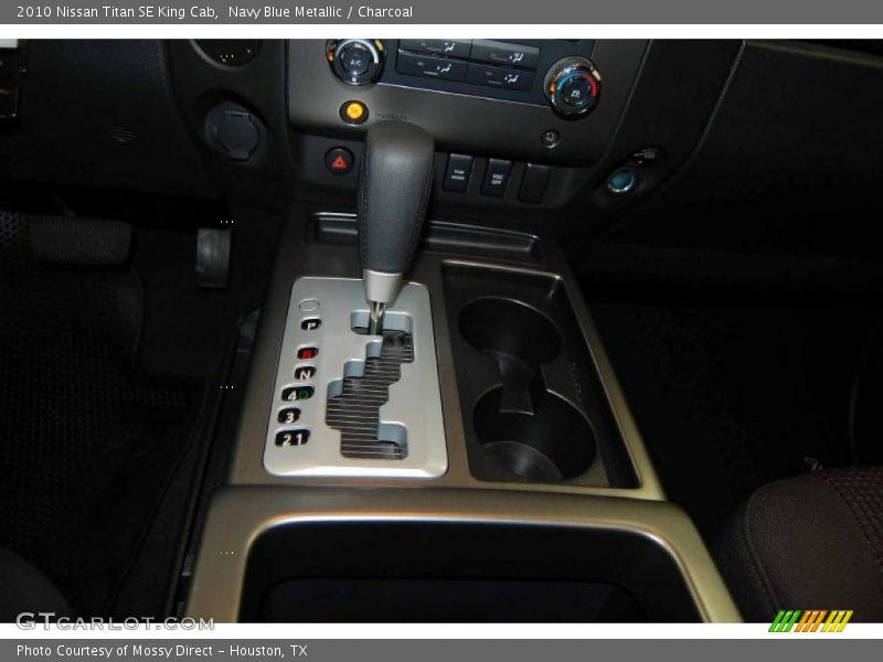 Navy Blue Metallic / Charcoal 2010 Nissan Titan SE King Cab