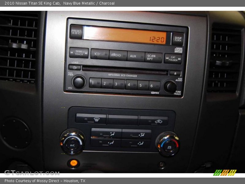 Navy Blue Metallic / Charcoal 2010 Nissan Titan SE King Cab