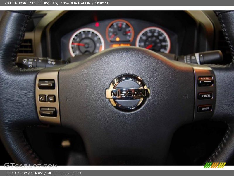 Navy Blue Metallic / Charcoal 2010 Nissan Titan SE King Cab