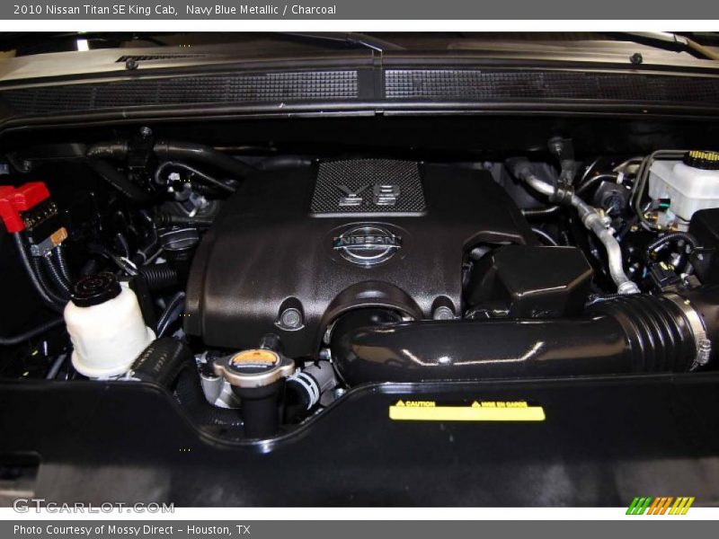 Navy Blue Metallic / Charcoal 2010 Nissan Titan SE King Cab
