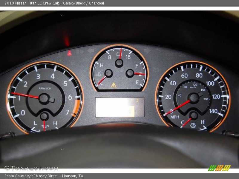 Galaxy Black / Charcoal 2010 Nissan Titan LE Crew Cab