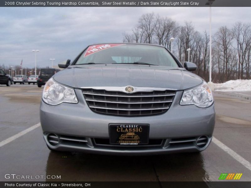 Silver Steel Metallic / Dark Slate Gray/Light Slate Gray 2008 Chrysler Sebring Touring Hardtop Convertible