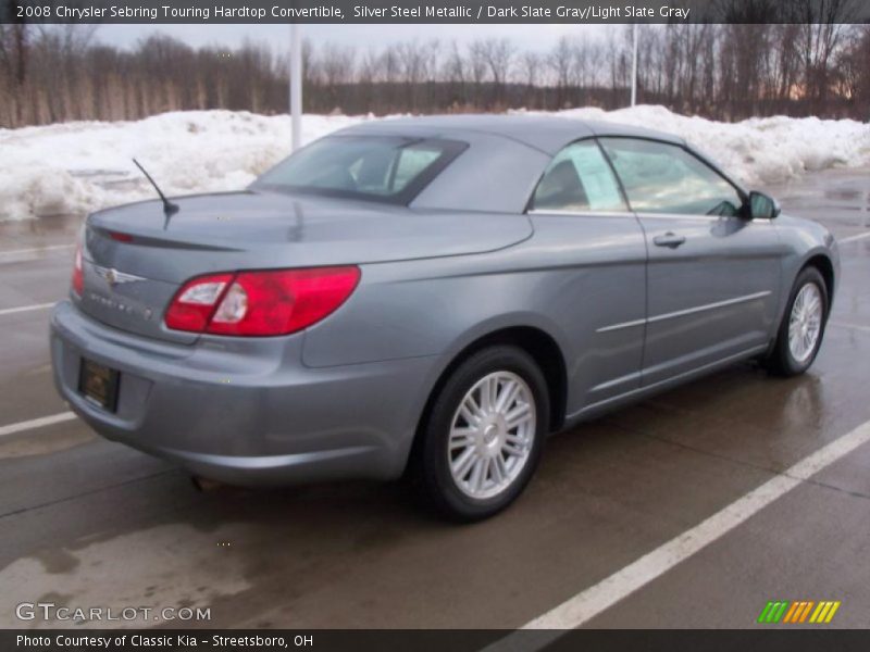 Silver Steel Metallic / Dark Slate Gray/Light Slate Gray 2008 Chrysler Sebring Touring Hardtop Convertible